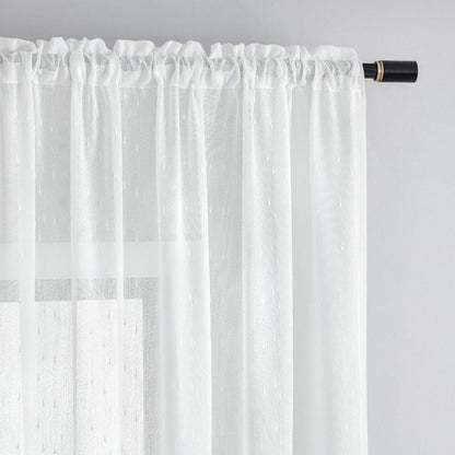 Skorter | Cara Regent texture Sheer Curtains Soft Ceiling