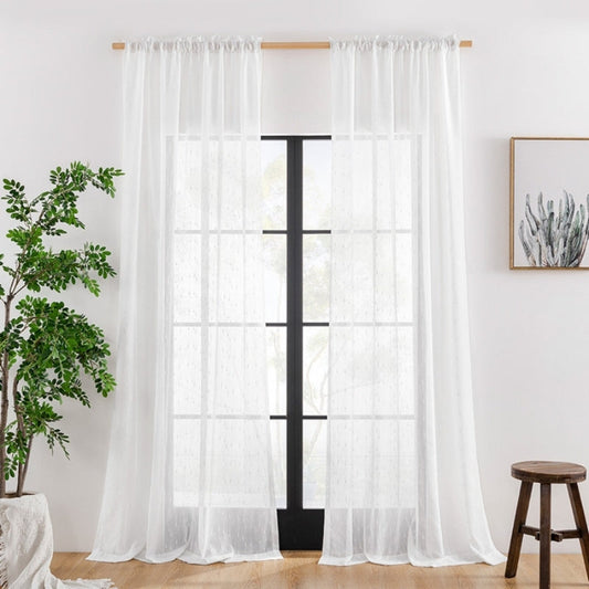 Skorter | Cara Regent texture Sheer Curtains Soft Ceiling