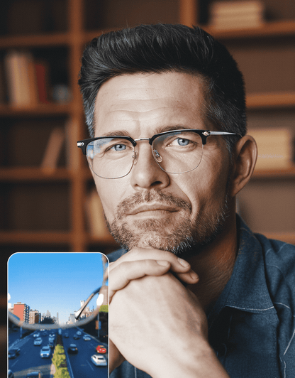 Skorter | Lightweight reading glasses with blue light filter for clear vision