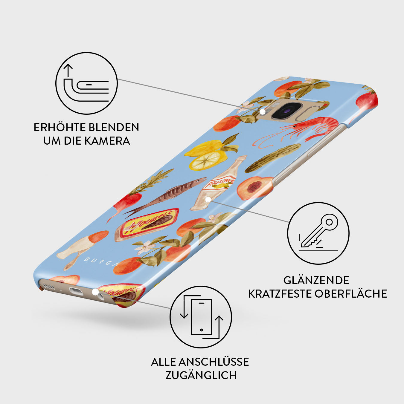 Skorter | Al Fresco - Samsung Galaxy S8 case