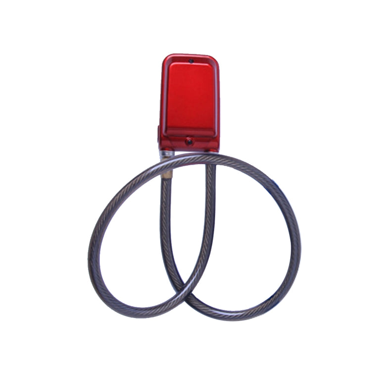 Skorter | Bicycle Password Alarm IP44 Waterproof Burglar Vibration Alarm(Red)