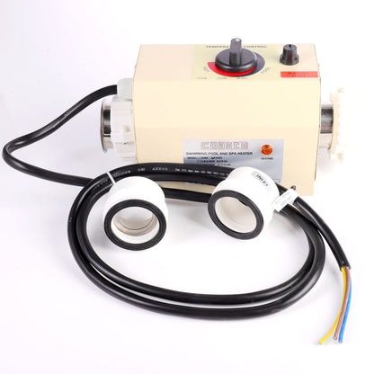 Digital Thermostat 220V 3KW Swimming Pool Heater Hot Water Thermostat for Bathtub Swimming Pool Spa Large Small Spas