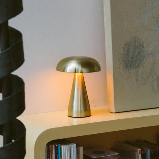 Skorter | Portable Metal Touch Lamp | Brass Gold