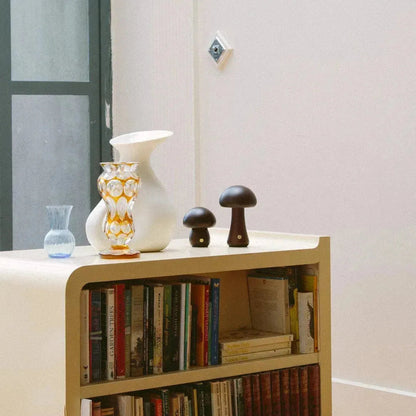 Skorter | Timber Mushie Lamp | Walnut | Small