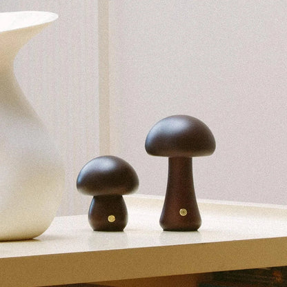 Skorter | Timber Mushie Lamp | Walnut | Regular