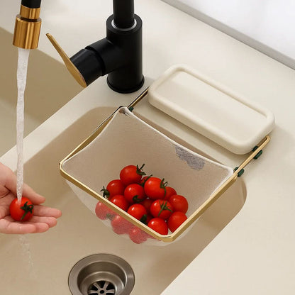 Skorter | Collapsible Sink Waste Catcher for a Clean Kitchen