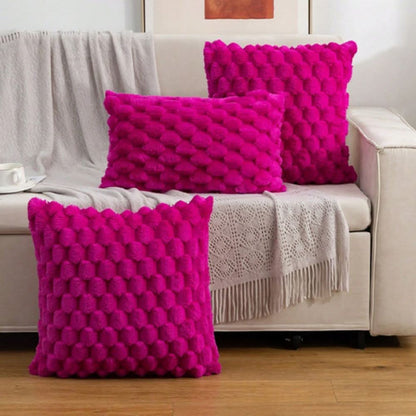 Skorter | Cushion cover made of cotton blend with fluffy 3D feel