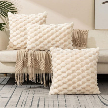 Skorter | Cushion cover made of cotton blend with fluffy 3D feel