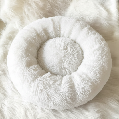 Skorter | Anti-Stress Dog Bed with Soft Faux Fur & Supportive Padding