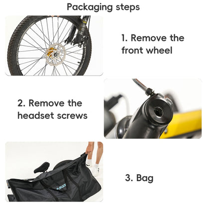 Skorter | Bicycle Loading Bag Portable Strong Bicycle Loading Package Bike Bag for 26-29 Inch Bicycle