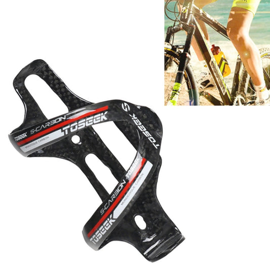 Skorter | TOSEEK Gloss  Full Carbon Fiber Road Bicycle Water Bottle Holder(Red)
