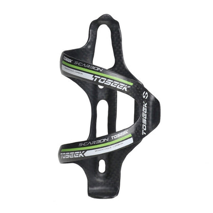 Skorter | TOSEEK Matte Full Carbon Fiber Road Bicycle Water Bottle Holder (Green)