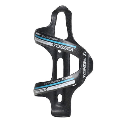 Skorter | TOSEEK Matte Full Carbon Fiber Road Bicycle Water Bottle Holder (Blue)