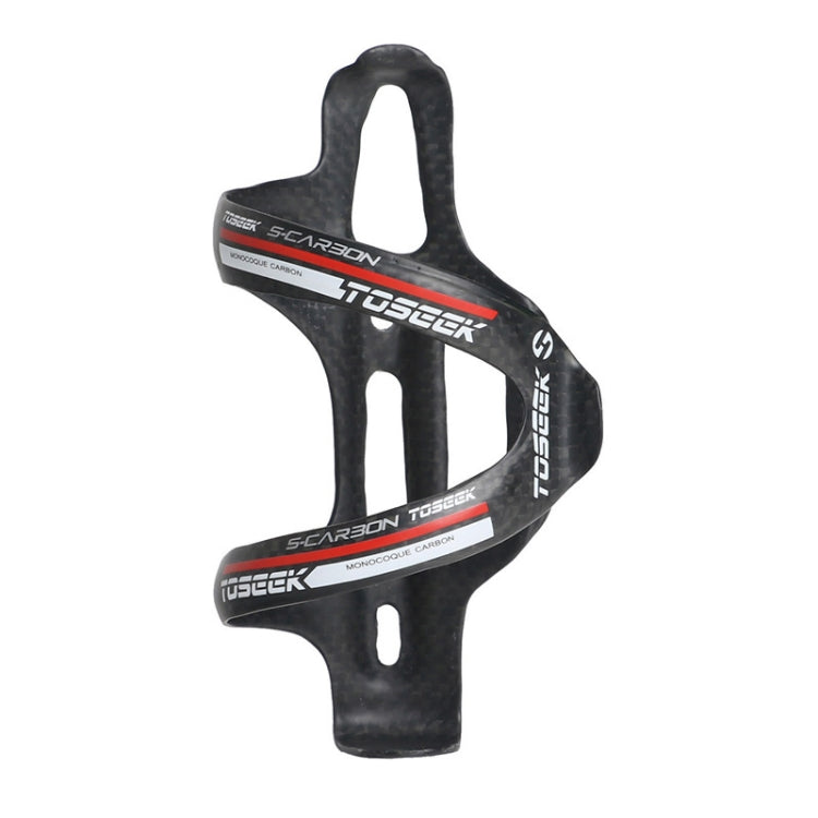 Skorter | TOSEEK Matte Full Carbon Fiber Road Bicycle Water Bottle Holder (Red)