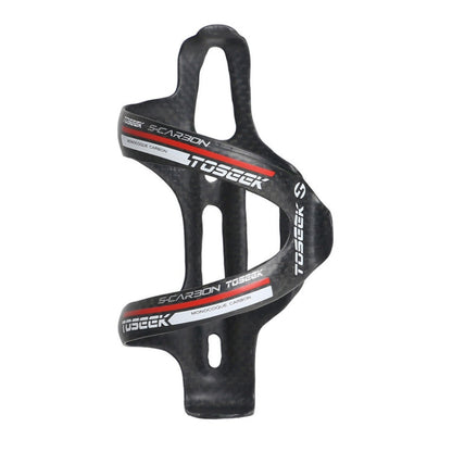 Skorter | TOSEEK Matte Full Carbon Fiber Road Bicycle Water Bottle Holder (Red)