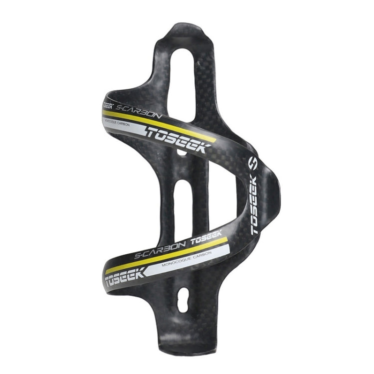 Skorter | TOSEEK Matte Full Carbon Fiber Road Bicycle Water Bottle Holder (Yellow)