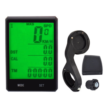 Skorter | 2.8 inch English Wireless Waterproof Cycle Computer LCD Odometer Speedometer with Extension Holder