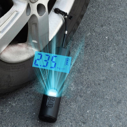 Skorter | LCD Digital Display Rechargeable Portable Electric Air Pump With COB Light