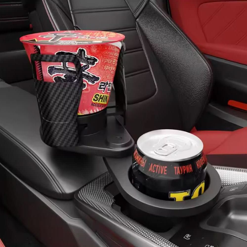 Skorter | 2-in-1 Car Drink Holder with Rotation Function & Telescopic Fixation