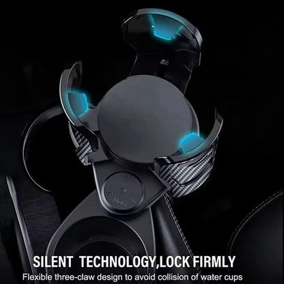 Skorter | 2-in-1 Car Drink Holder with Rotation Function & Telescopic Fixation