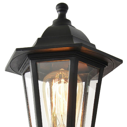 Skorter | Black Outdoor Vintage Hanging Lamp with PIR