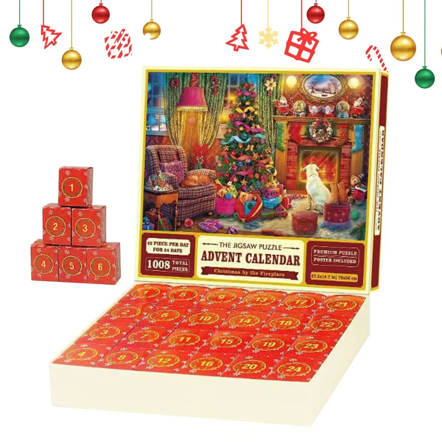 skorter | Christmas Puzzle Advent Calendar Blind Box 24 Pieces
