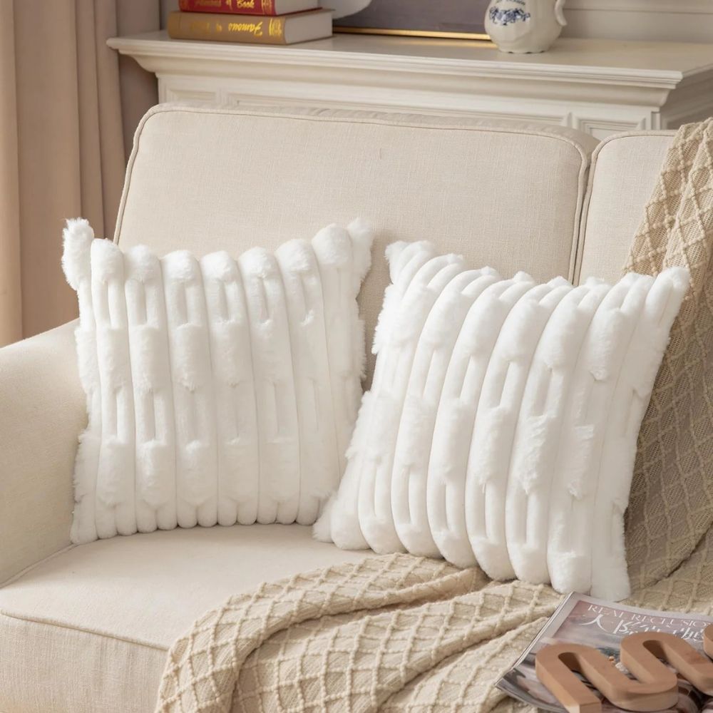 Skorter | Calm Weave Plush Cushion Cover