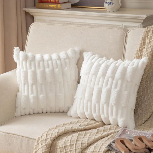 Skorter | Calm Weave Plush Cushion Cover