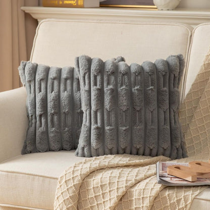 Skorter | Calm Weave Plush Cushion Cover