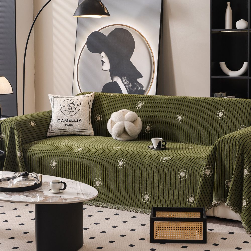 Skorter | Camellia Bloom Sofa Cover