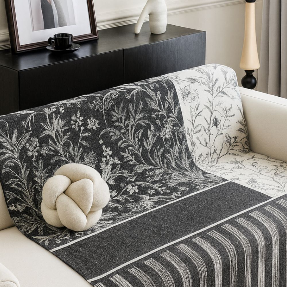 Skorter | Camellia Paris Chenille Sofa Cover