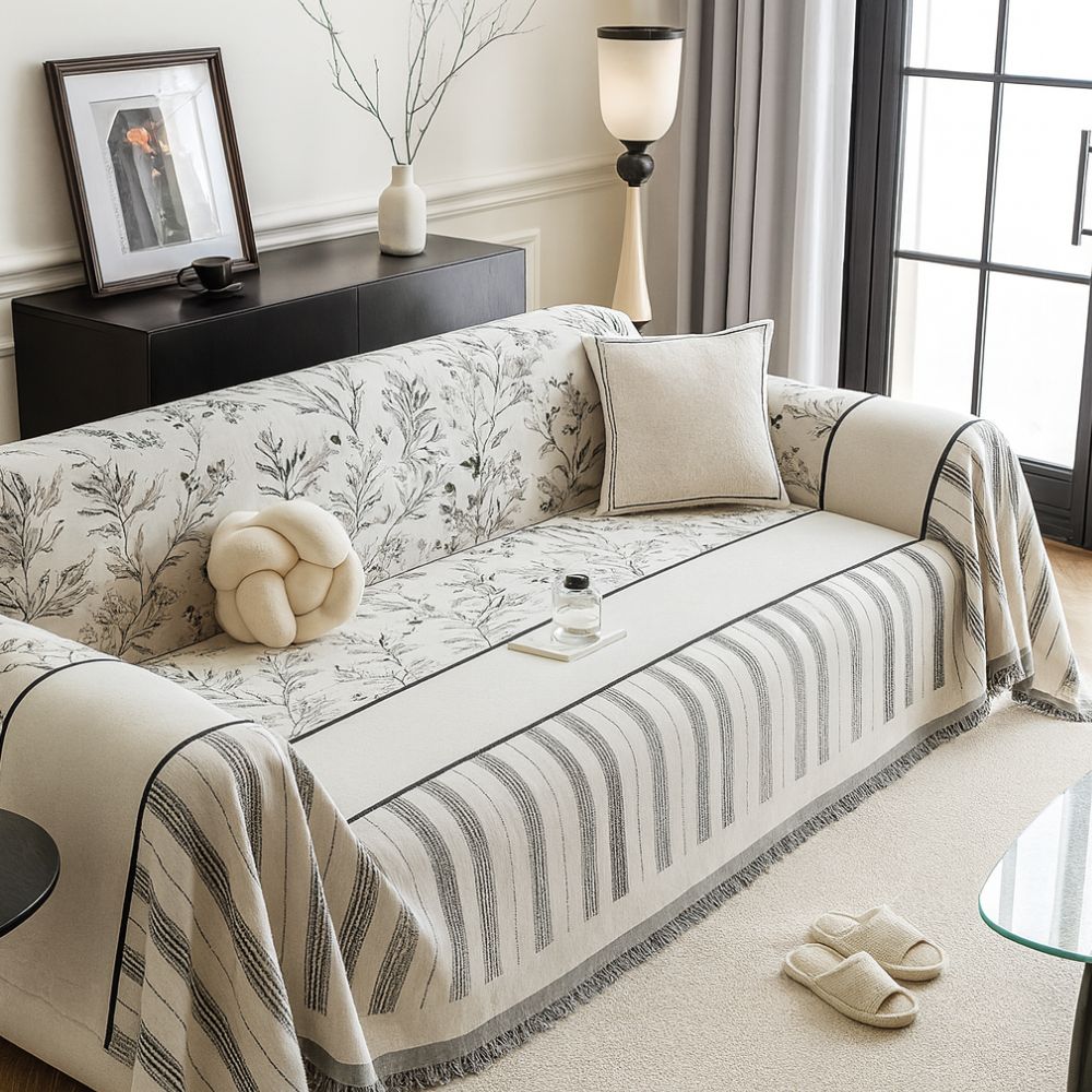 Skorter | Camellia Paris Chenille Sofa Cover