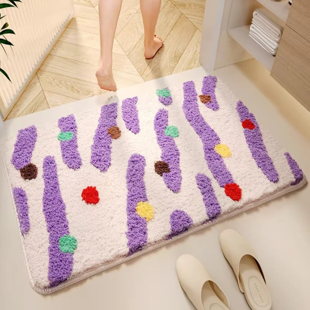 Skorter | Candy Color Clash Bath Mat