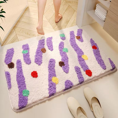Skorter | Candy Color Clash Bath Mat