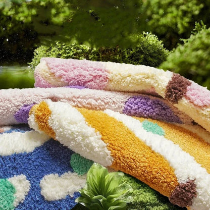 Skorter | Candy Color Clash Bath Mat