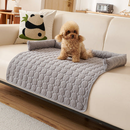 Skorter | Canine Non-Slip Bolster Pet Quilted Bed