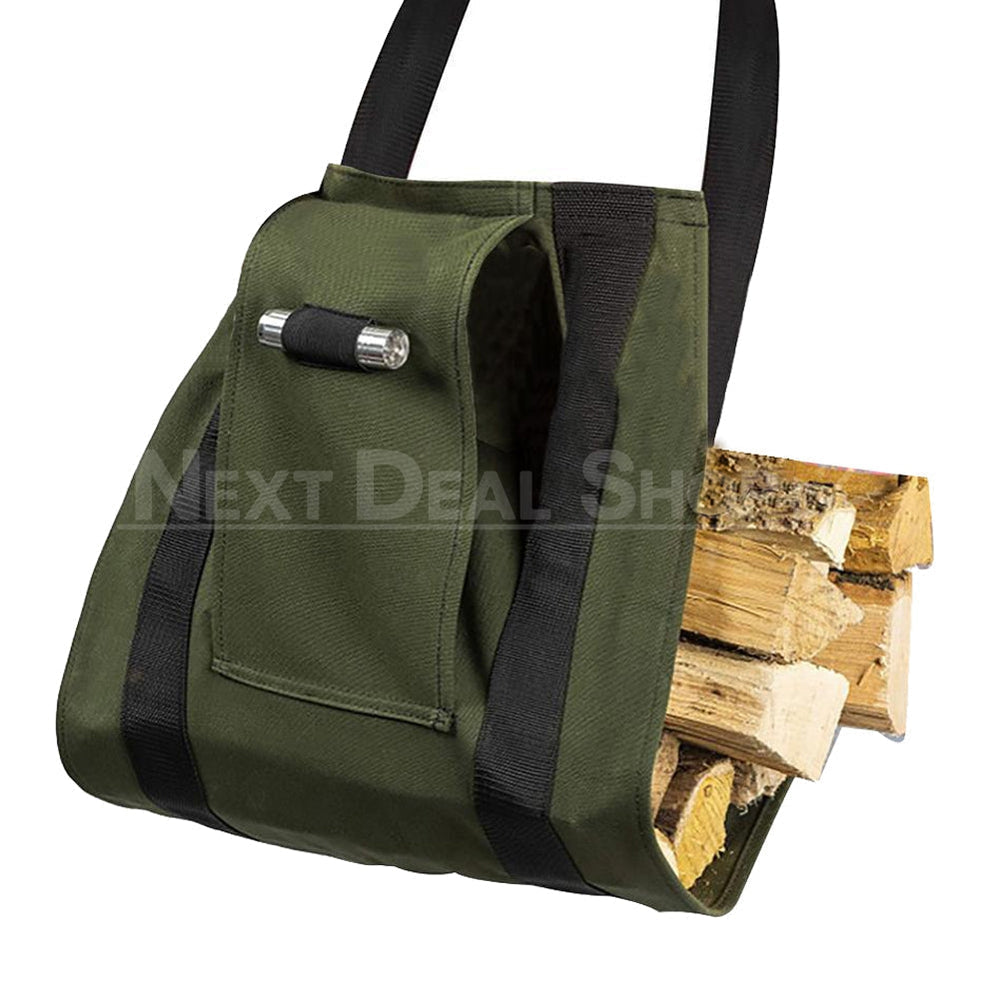 Skorter | Canvas Log Carrier Bag