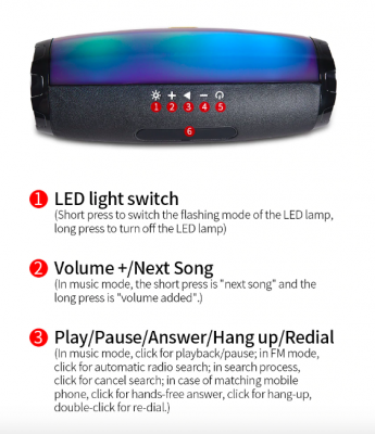Skorter | Bluetooth Led Speaker