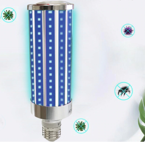 Skorter | Germicidal Light Led UV-C Light Bulb with Remote Control 99 AntibacteriaL Safety Light