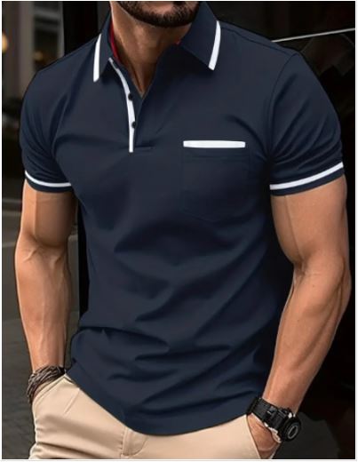 Skorter | Breathable men's golf shirt with v-neck
