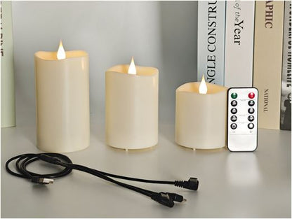 Skorter | 3 Piece Set TruGlow Solar Candles