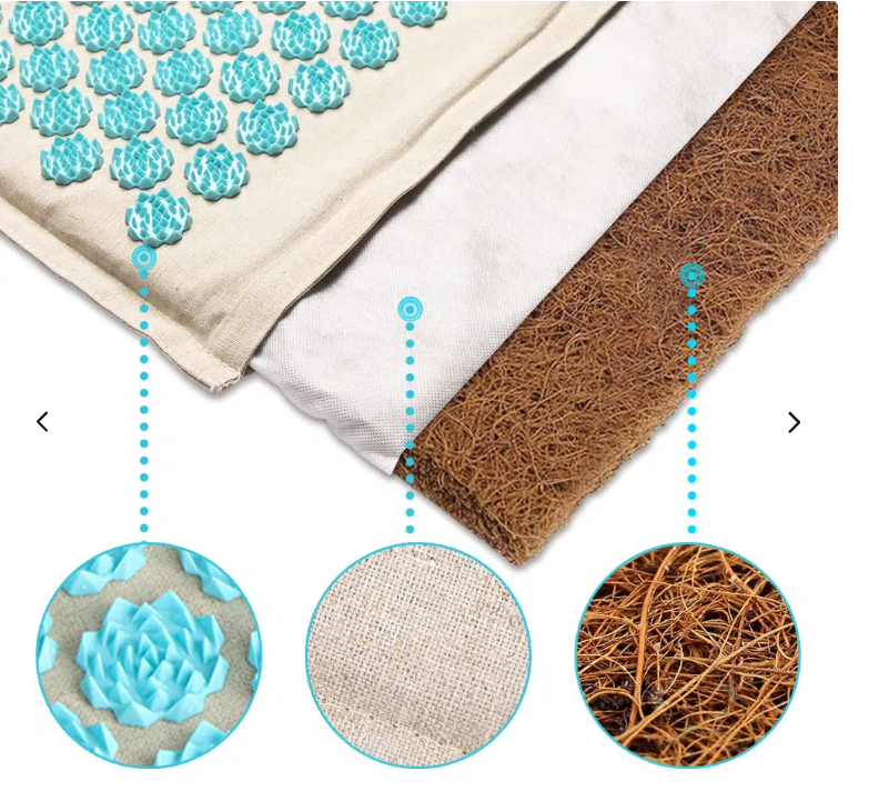 Skorter | Acupressure mat with Pillow and 5500 Pressure Points – The Florapress Relaxation Set