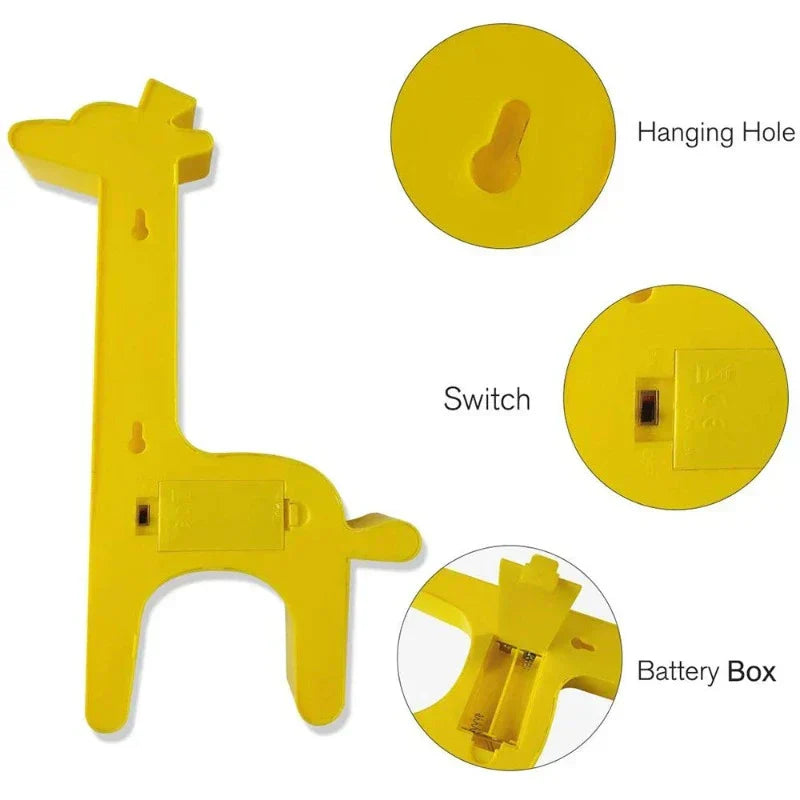 Skorter | LumiZoo - LED Giraffe Nightlight for Kids, Dimmable Table Lamp & Bedroom Decoration