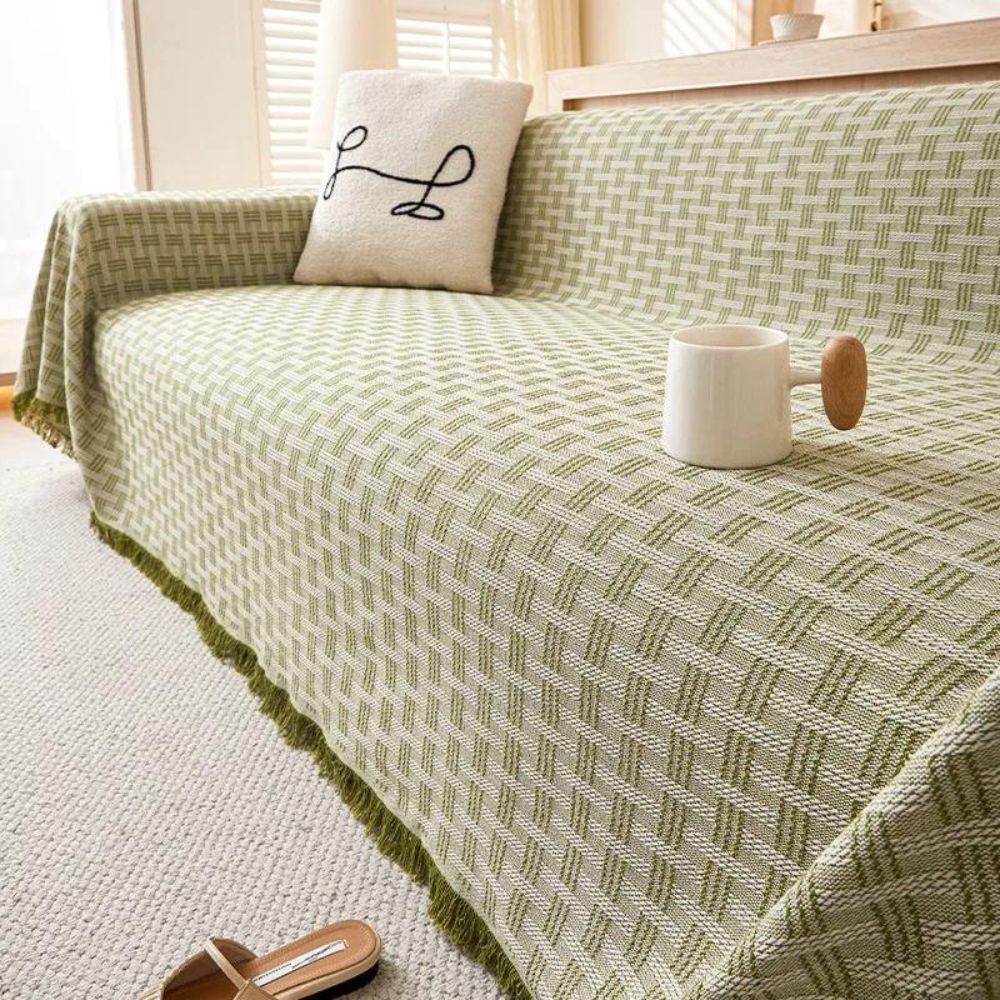 Skorter | Casa Serene Geometric Sofa Cover