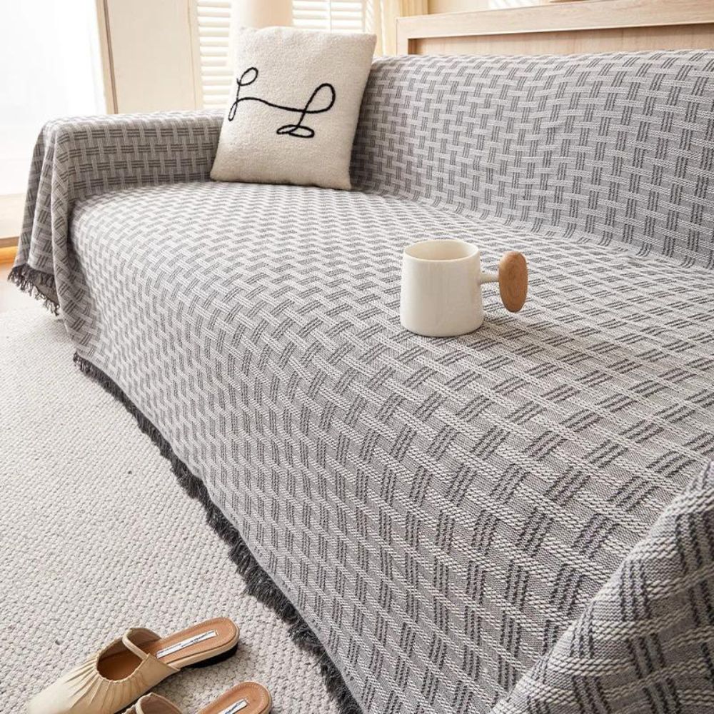 Skorter | Casa Serene Geometric Sofa Cover