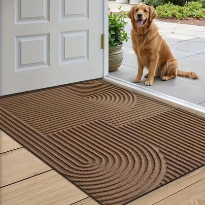Skorter | Curved Thread Line Door Mat