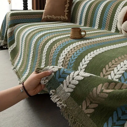 Skorter | Cascade Stripe Sofa Cover