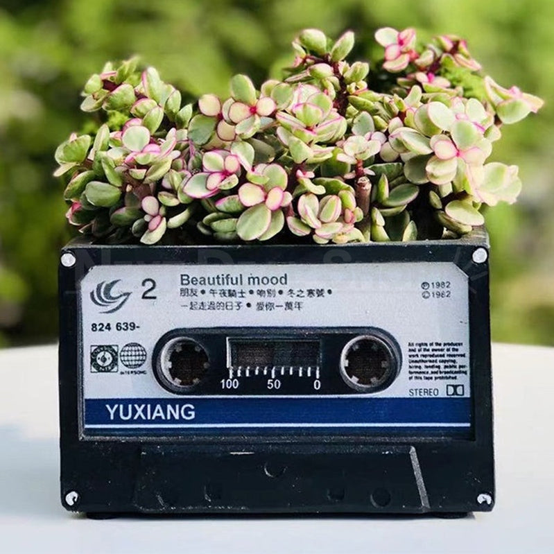 Skorter | Cassette Tape Succulent Plant Holder