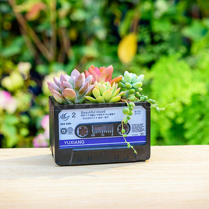 Skorter | Cassette Tape Succulent Plant Holder