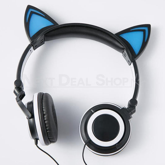 Skorter | Cat ear headphones with LED lights